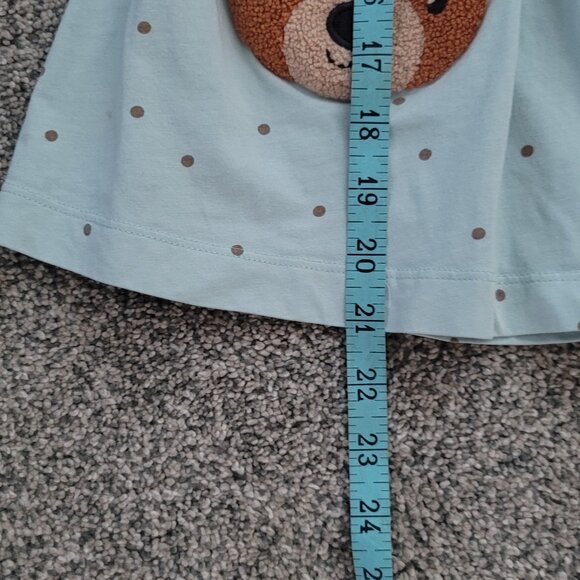 Girls Next Green Long Sleeve Dress with Bears 4-5 Years, Pre-Owned , Good Cond - Picture 7 of 9